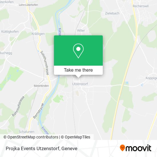 Projka Events Utzenstorf map