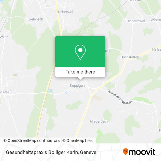Gesundheitspraxis Bolliger Karin map