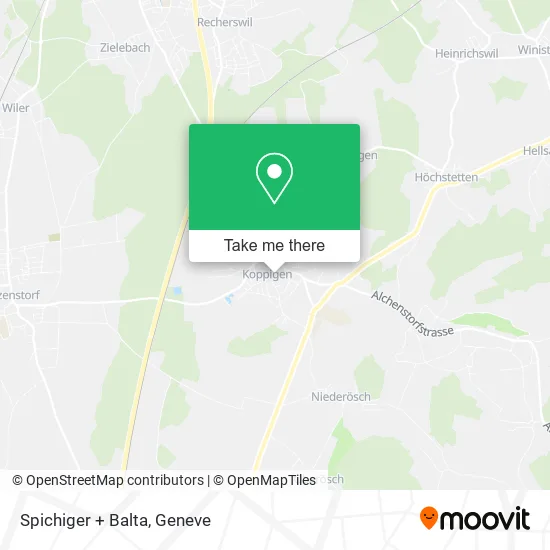 Spichiger + Balta map