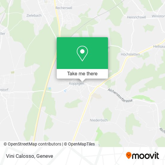Vini Calosso map