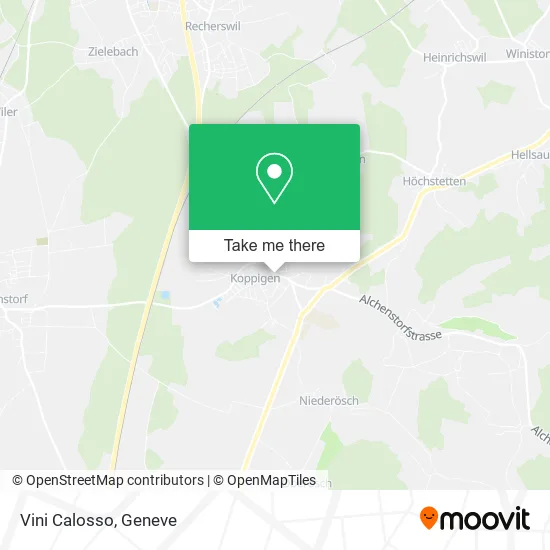 Vini Calosso map