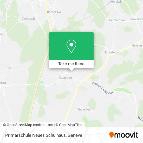 Primarschule Neues Schulhaus map