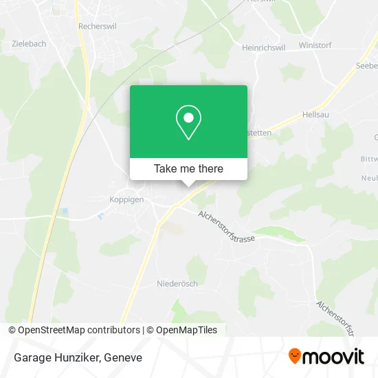 Garage Hunziker map