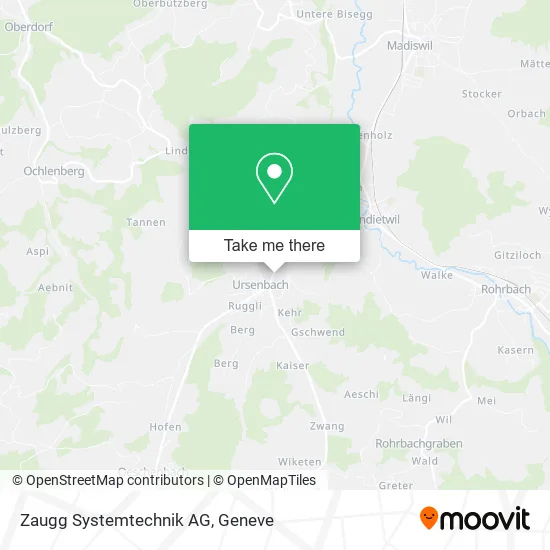 Zaugg Systemtechnik AG map