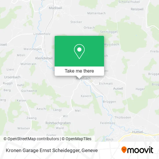 Kronen Garage Ernst Scheidegger map