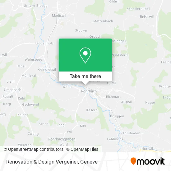 Renovation & Design Vergeiner map