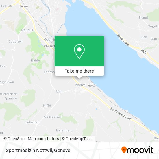 Sportmedizin Nottwil map