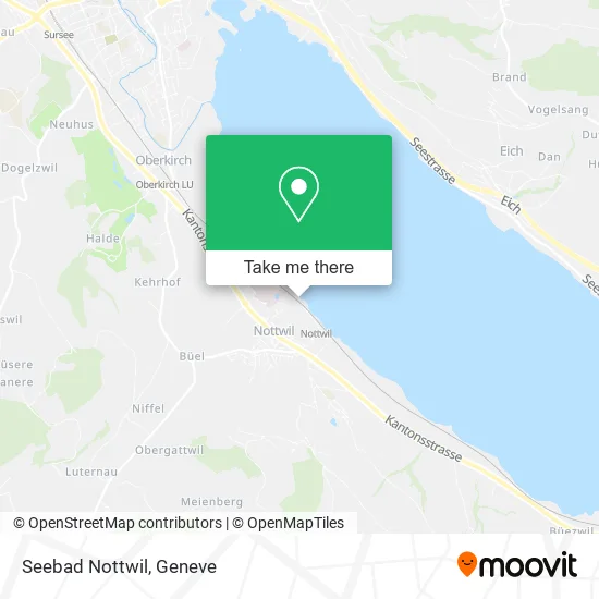 Seebad Nottwil map