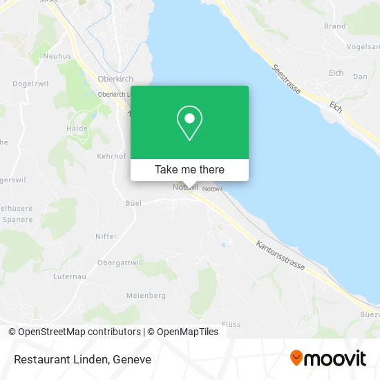 Restaurant Linden map