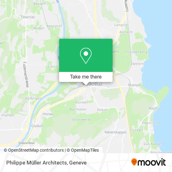 Philippe Müller Architects map