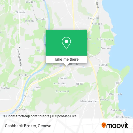 Cashback Broker map