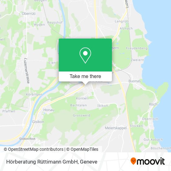 Hörberatung Rüttimann GmbH map