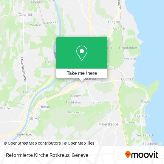 Reformierte Kirche Rotkreuz map