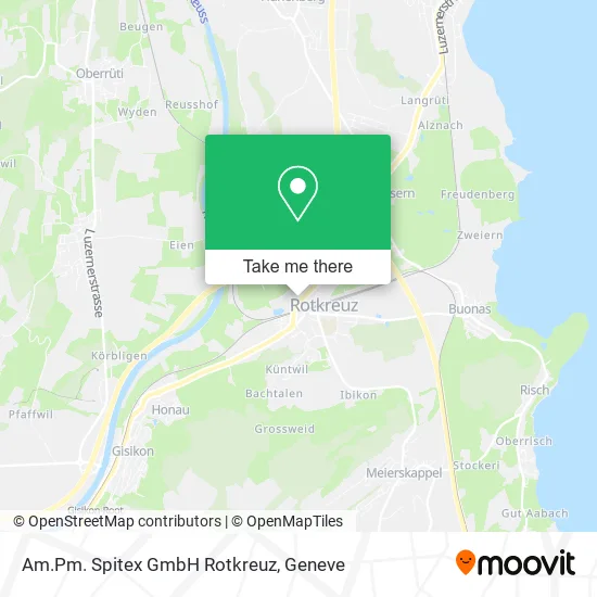 Am.Pm. Spitex GmbH Rotkreuz map