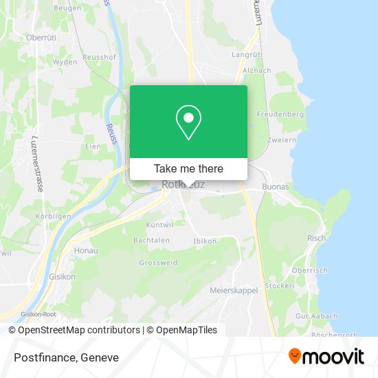 Postfinance map