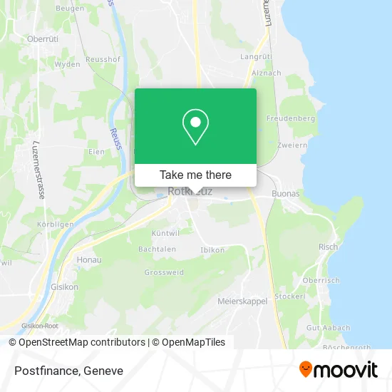 Postfinance map
