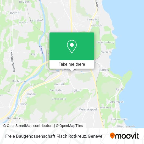 Freie Baugenossenschaft Risch Rotkreuz map