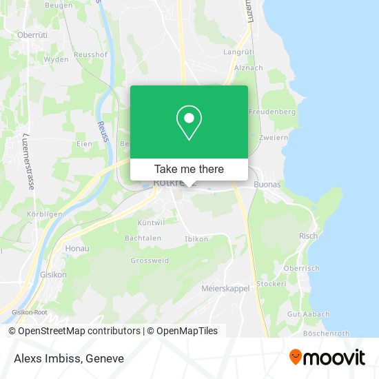 Alexs Imbiss map