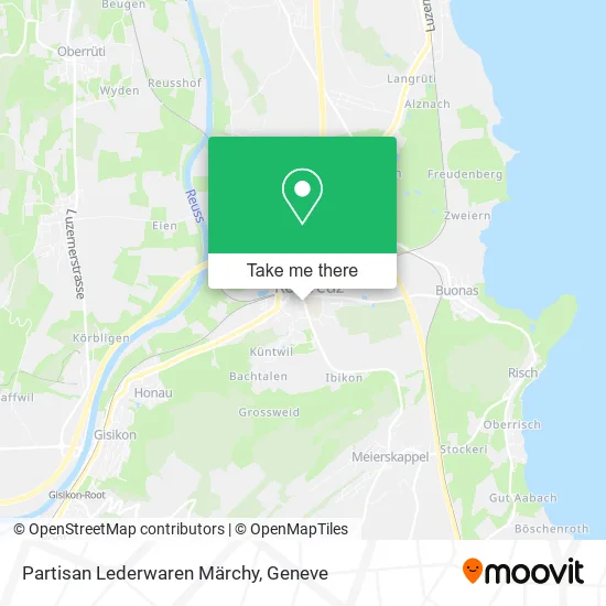 Partisan Lederwaren Märchy map