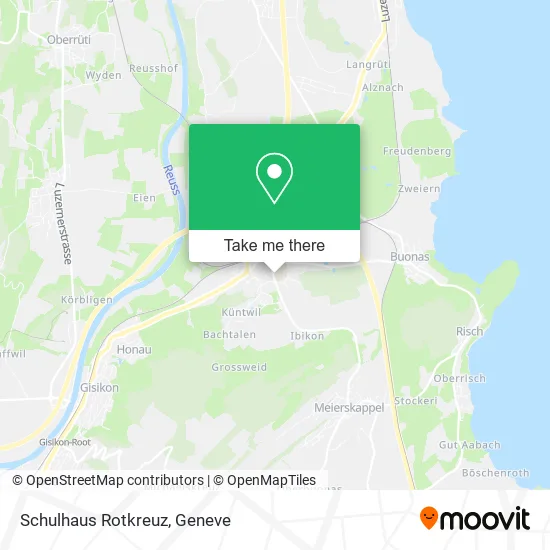 Schulhaus Rotkreuz map