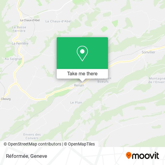 Réformée map