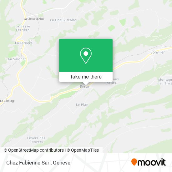 Chez Fabienne Sàrl map