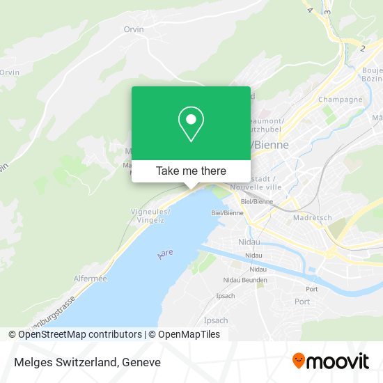 Melges Switzerland map