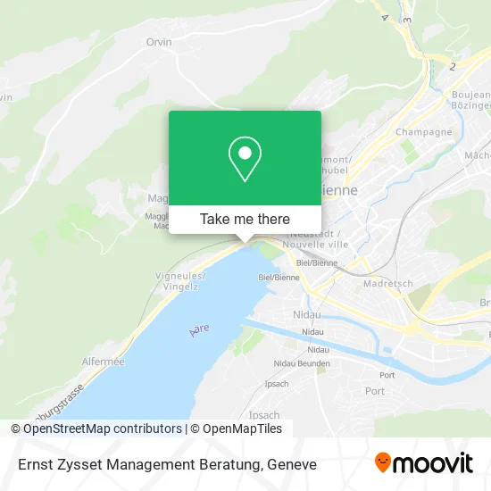 Ernst Zysset Management Beratung map