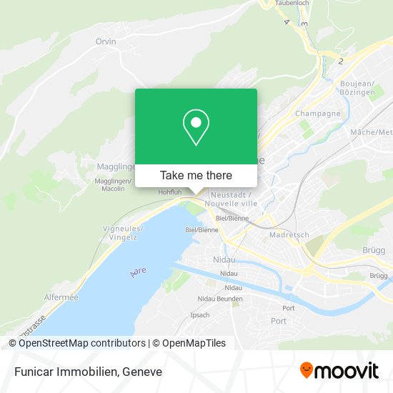 Funicar Immobilien map