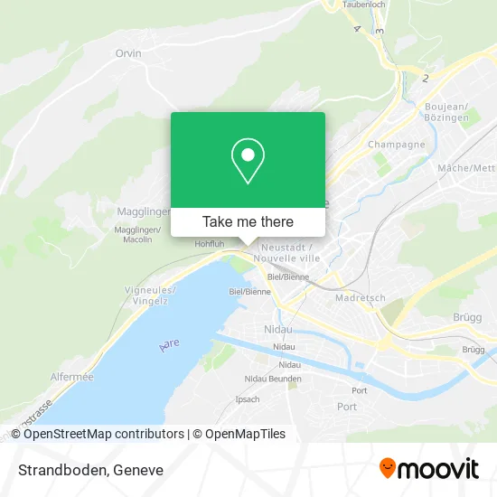 Strandboden map