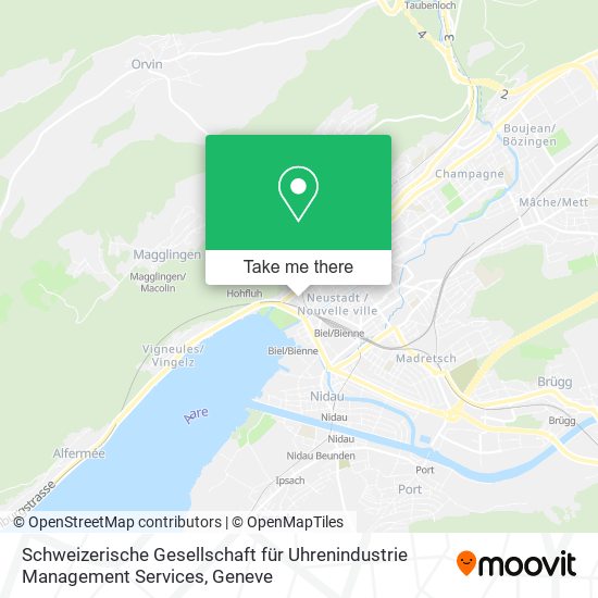 Schweizerische Gesellschaft für Uhrenindustrie Management Services map