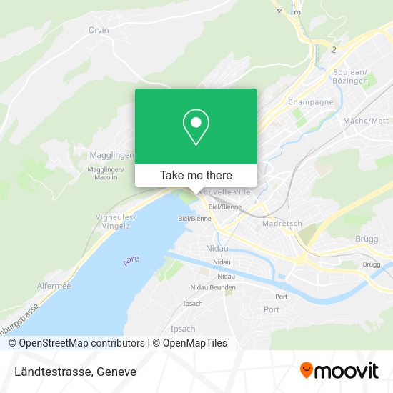 Ländtestrasse map