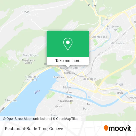 Restaurant-Bar le Time map