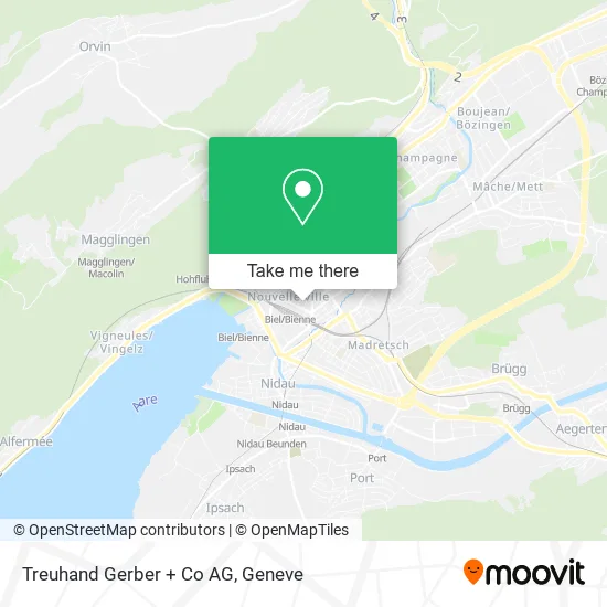 Treuhand Gerber + Co AG map