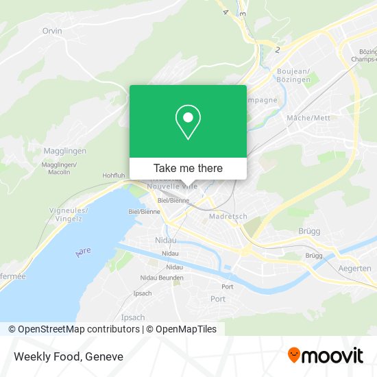 Weekly Food map