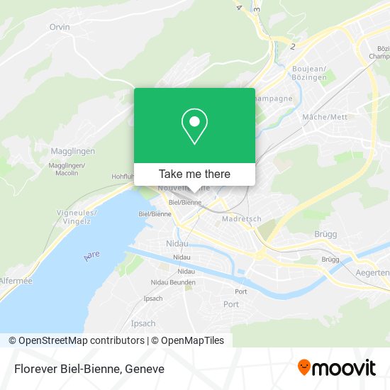 Florever Biel-Bienne map