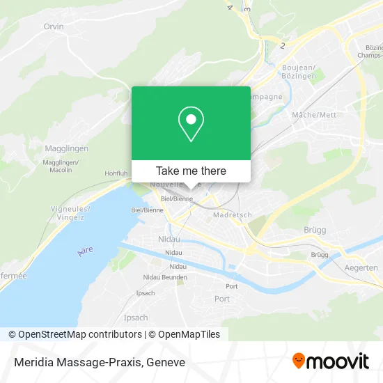 Meridia Massage-Praxis map