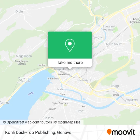 Köhli Desk-Top Publishing map