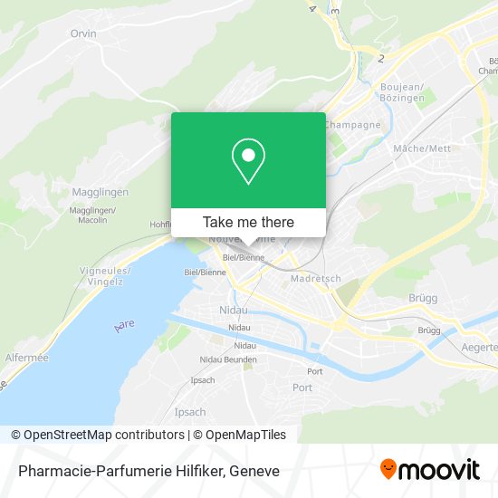 Pharmacie-Parfumerie Hilfiker map