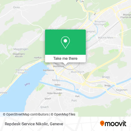 Repdesk-Service Nikolic map