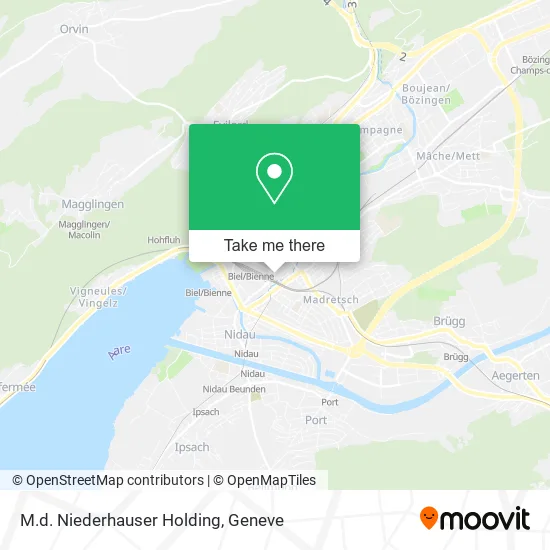 M.d. Niederhauser Holding map