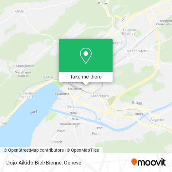 Dojo Aikido Biel/Bienne map