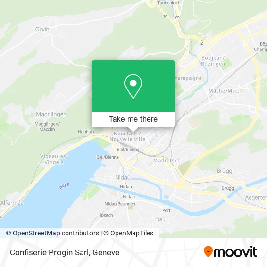 Confiserie Progin Sàrl map