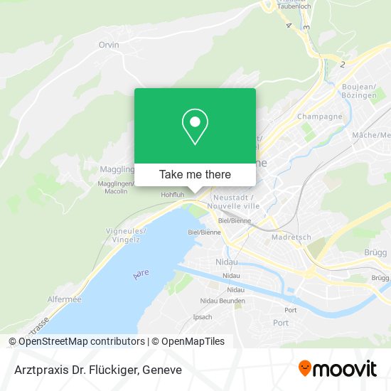 Arztpraxis Dr. Flückiger map