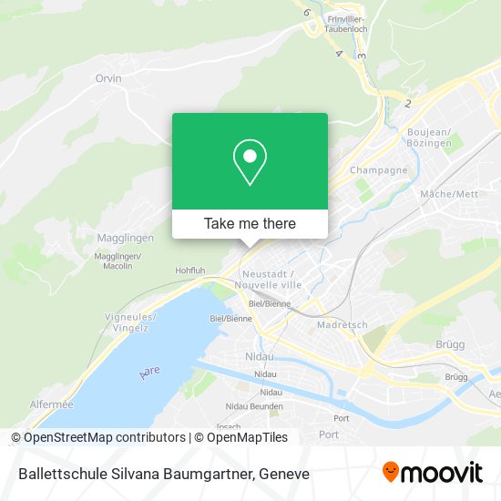 Ballettschule Silvana Baumgartner map