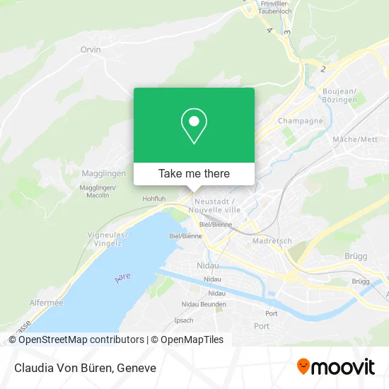 Claudia Von Büren map