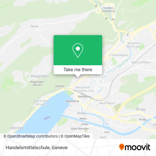Handelsmittelschule map