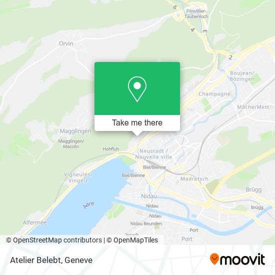 Atelier Belebt map