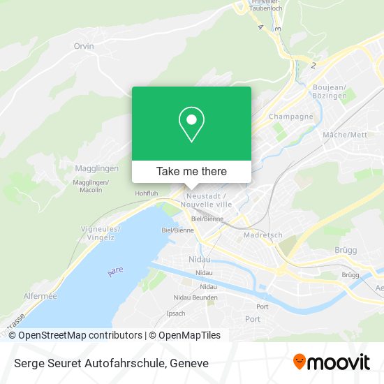 Serge Seuret Autofahrschule map