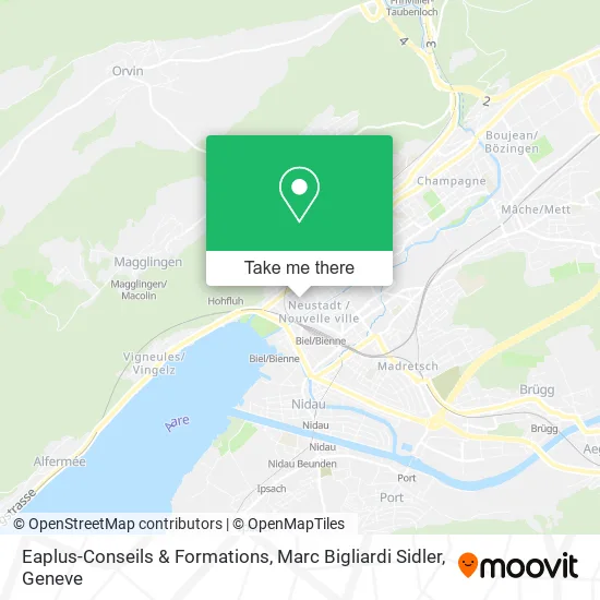 Eaplus-Conseils & Formations, Marc Bigliardi Sidler map